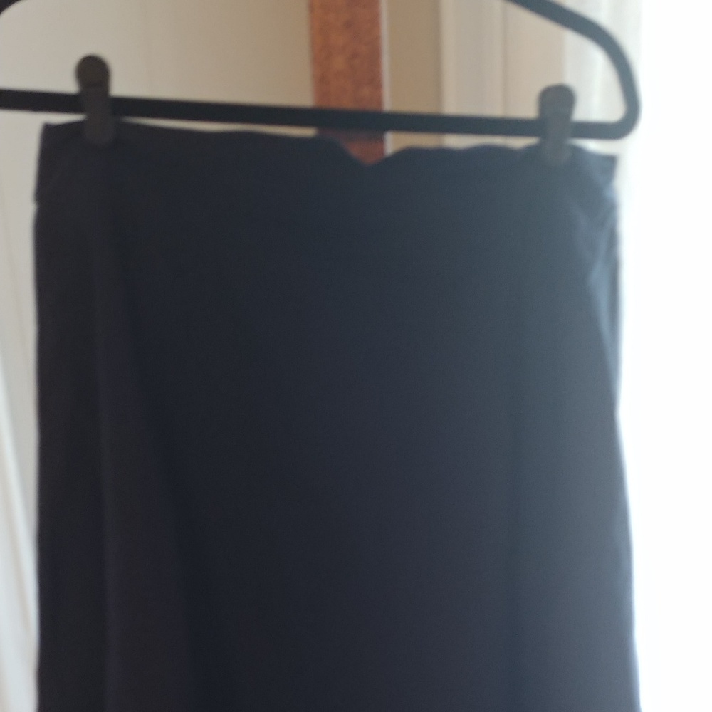 Navy blue retro circle skirt